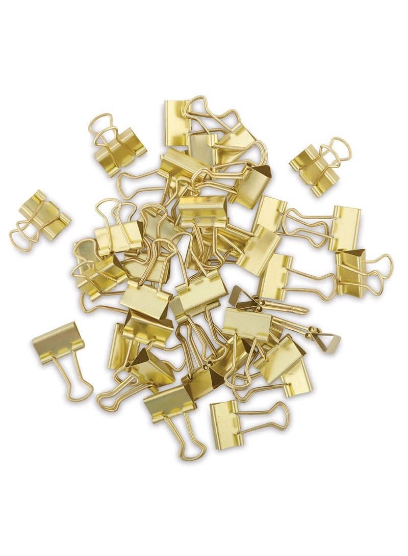 Flamingo Binder Clips Rose Gold 32mm  Metal Binder Clips Photo Clips for Home and Office Supplies Assorted Jumbo Paper Clip Holder for Files, Papers, Office Supply 24pcs - Image 1