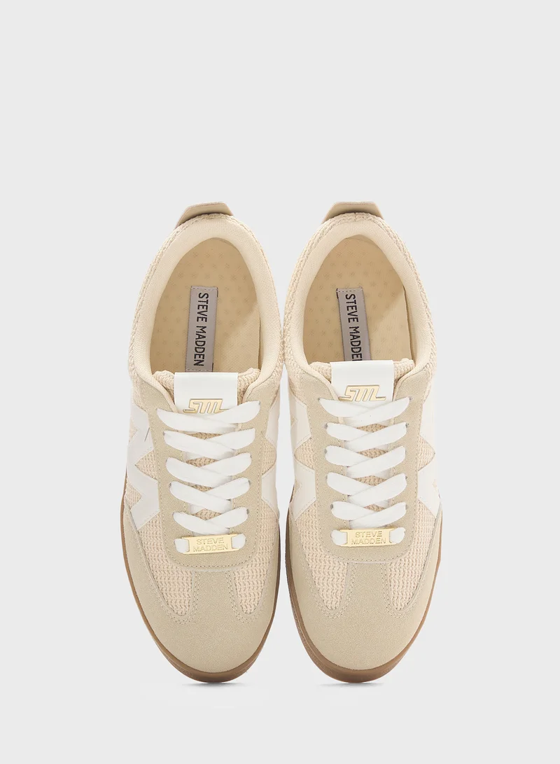 STEVE MADDEN Degree Lace Up Low Top Sneakers