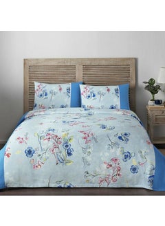 Pioen Single Pique Set Blue
