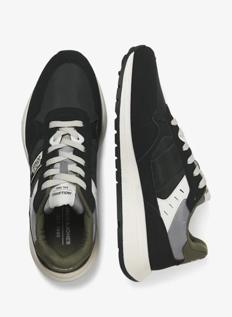 JACK & JONES Anthracite Casual Low Top Sneakers for Men | Best Price UAE