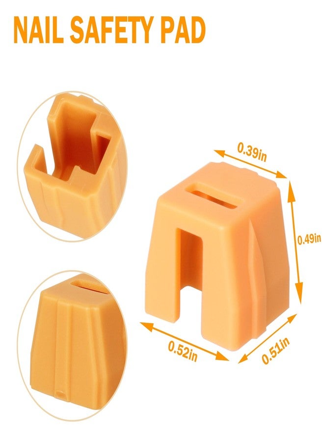 Follde P0590007200 for Bostitch Nailer Rubber Tips, Ja5101e1 Safety Pad Fits for Bostitch BTFP1850K SB-125BN SB-1850BN 4065000, Set of 9 - Image 2