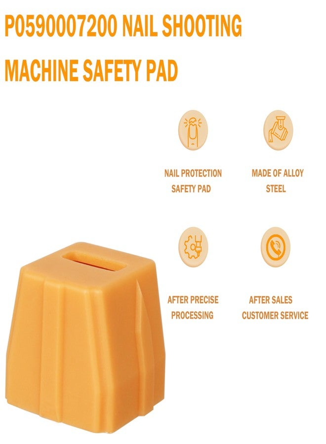 Follde P0590007200 for Bostitch Nailer Rubber Tips, Ja5101e1 Safety Pad Fits for Bostitch BTFP1850K SB-125BN SB-1850BN 4065000, Set of 9 - Image 3
