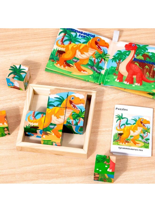 1Pc Random Style 3D Wooden Puzzle Educational Toy For Kids Develops Spatial Awareness - Image 5