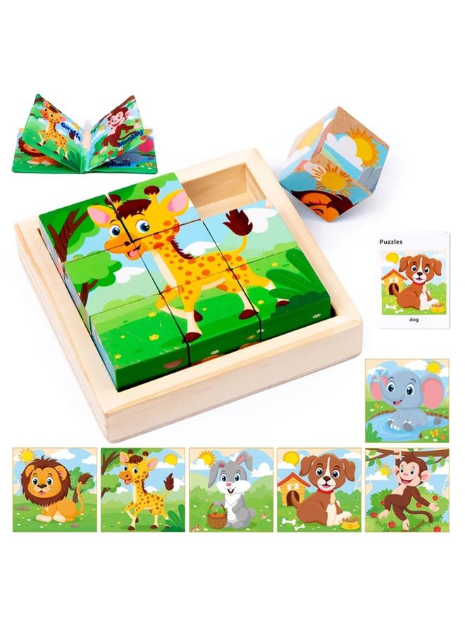 1Pc Random Style 3D Wooden Puzzle Educational Toy For Kids Develops Spatial Awareness - Image 2