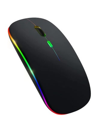 W10 Wireless Bluetooth Rechargeable Mouse with RGB Lighting, Portable and Slim for MacBook, iPad, Laptop, PC, Tablet, Mobile Phones - pzsku/Z8093C65DB6F7D28FCC63Z/45/1745483450/d9463480-945f-4e1e-a8c4-191be95f0a04
