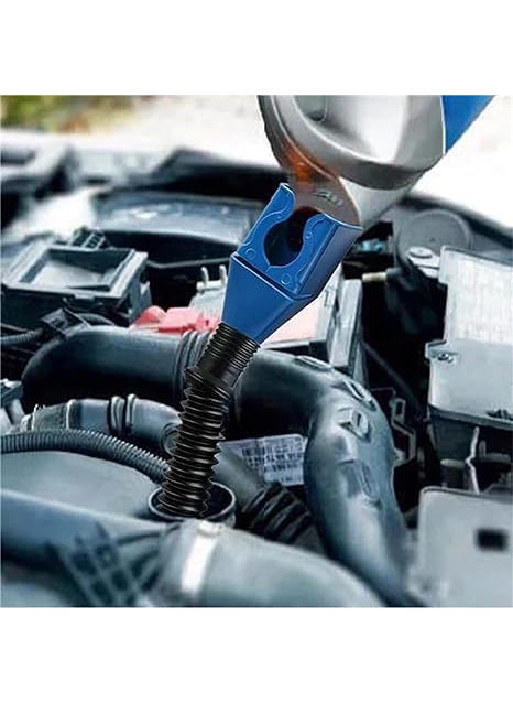 PURCHASE ZONE PURCHASE ZONE 2PCS Universal Flexible Draining Oil Snap Plastic Funnel All Purpose Automotive Funnels Automotive Flex Funnel SpillFree HandFree for Automotive Oil and Household Uses 2PCS  - Image 5
