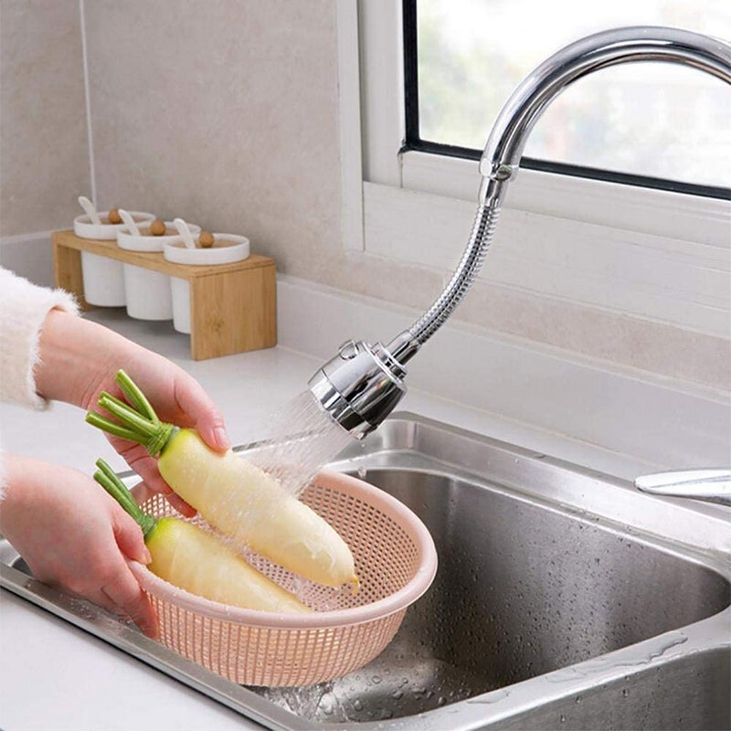Feelon Sink Faucet Sprayer Flexible 360 Degree Rotating 2 Modes Water Saving Faucet Faucet for Kitchen Sink Flexible Water Faucet Sprayer Extender Jet Spray for Sink Turbo Flex - Image 5