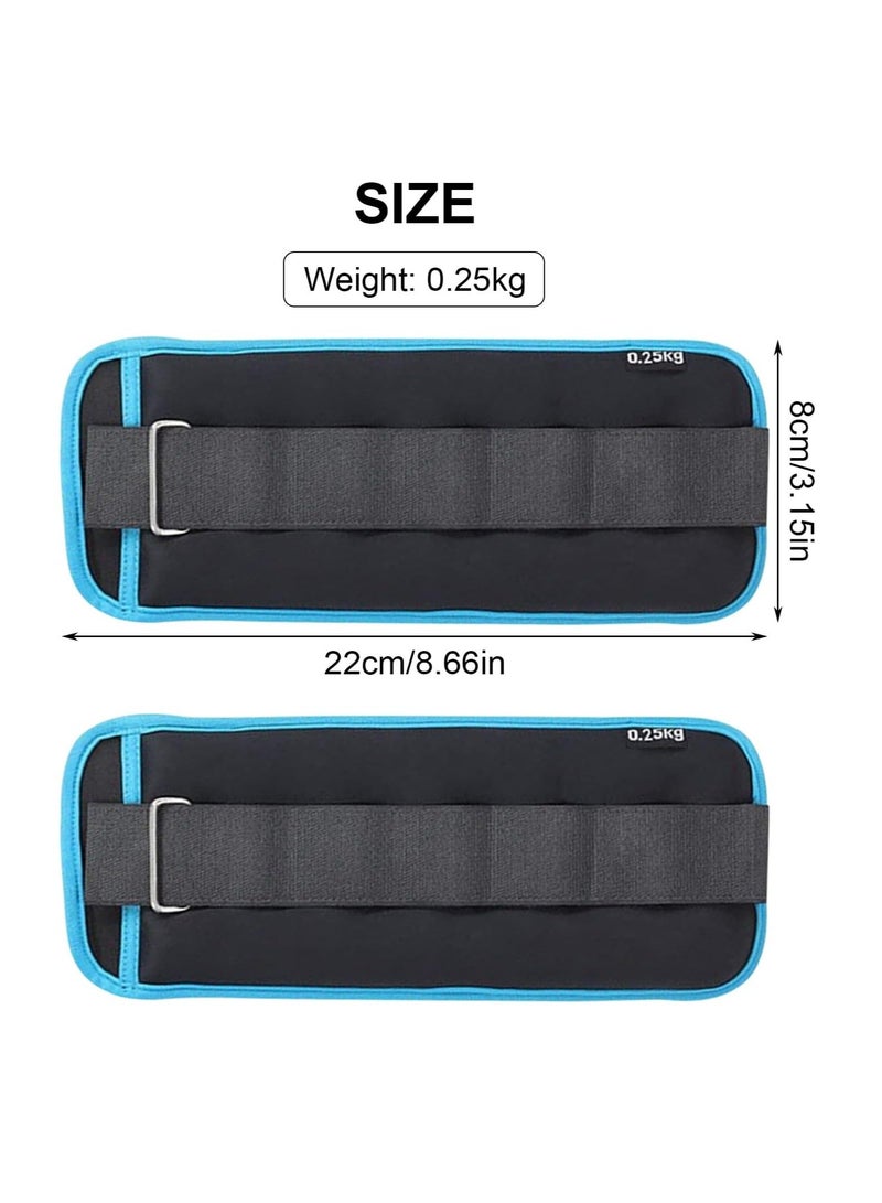 اسم المحتوى ناريلا Ankle Weights Set, Weighted Sandbag 2 Pcs Wrist Leg Weights, Adjustable for Fitness Jogging Walking Workout, Man, Women - Image 2