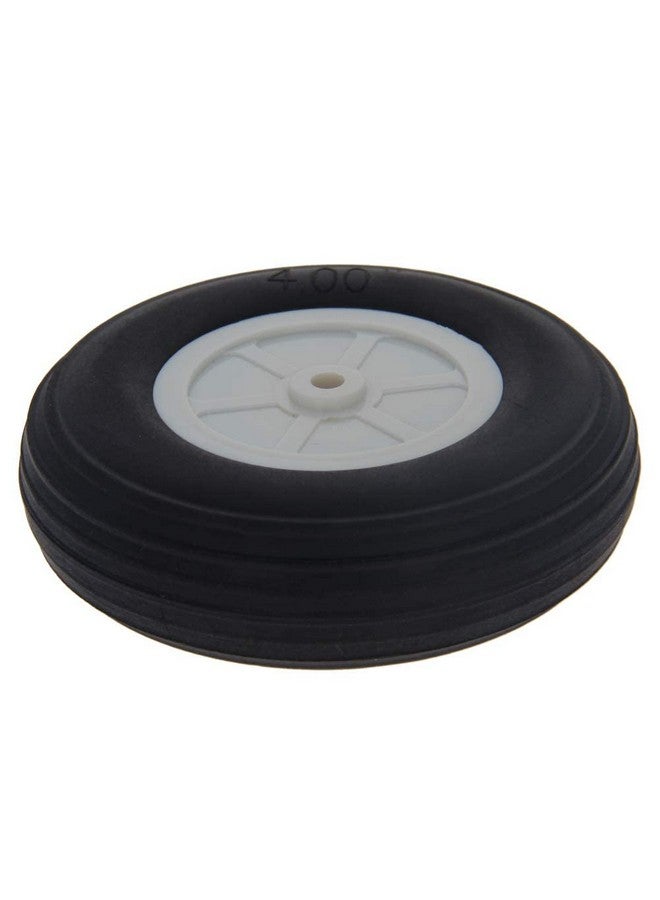 Heyiarbeit 4" Rc Model Airplane Foam Wheel Super Light Tire And Wheel Sets For Rc Airplane Pu Sponge Tire With Plastic Hub 2 Pcs - Image 4