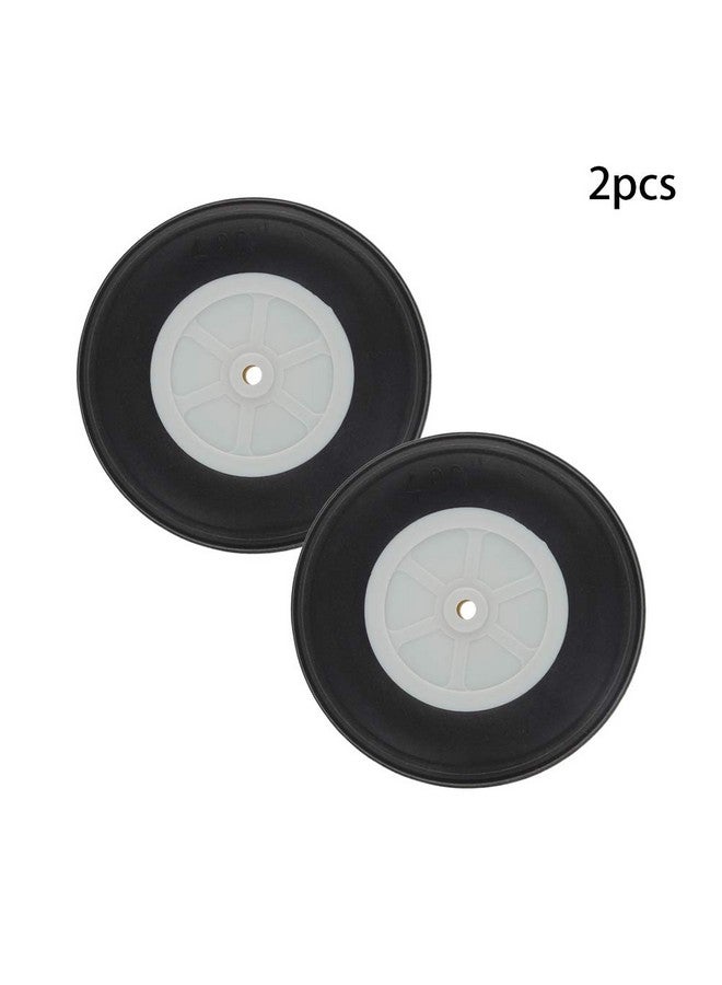Heyiarbeit 4" Rc Model Airplane Foam Wheel Super Light Tire And Wheel Sets For Rc Airplane Pu Sponge Tire With Plastic Hub 2 Pcs - Image 5