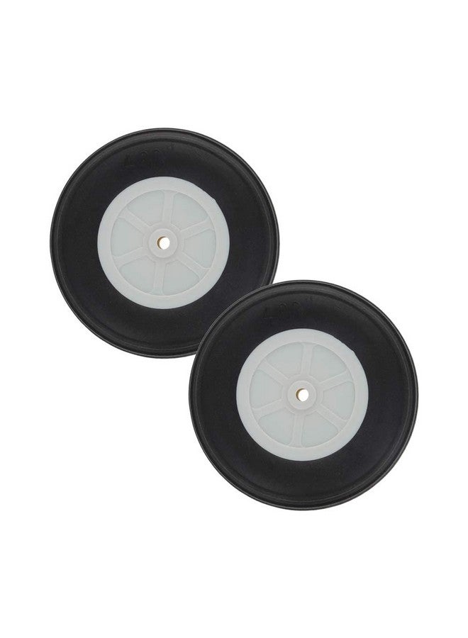 Heyiarbeit 4" Rc Model Airplane Foam Wheel Super Light Tire And Wheel Sets For Rc Airplane Pu Sponge Tire With Plastic Hub 2 Pcs - Image 2