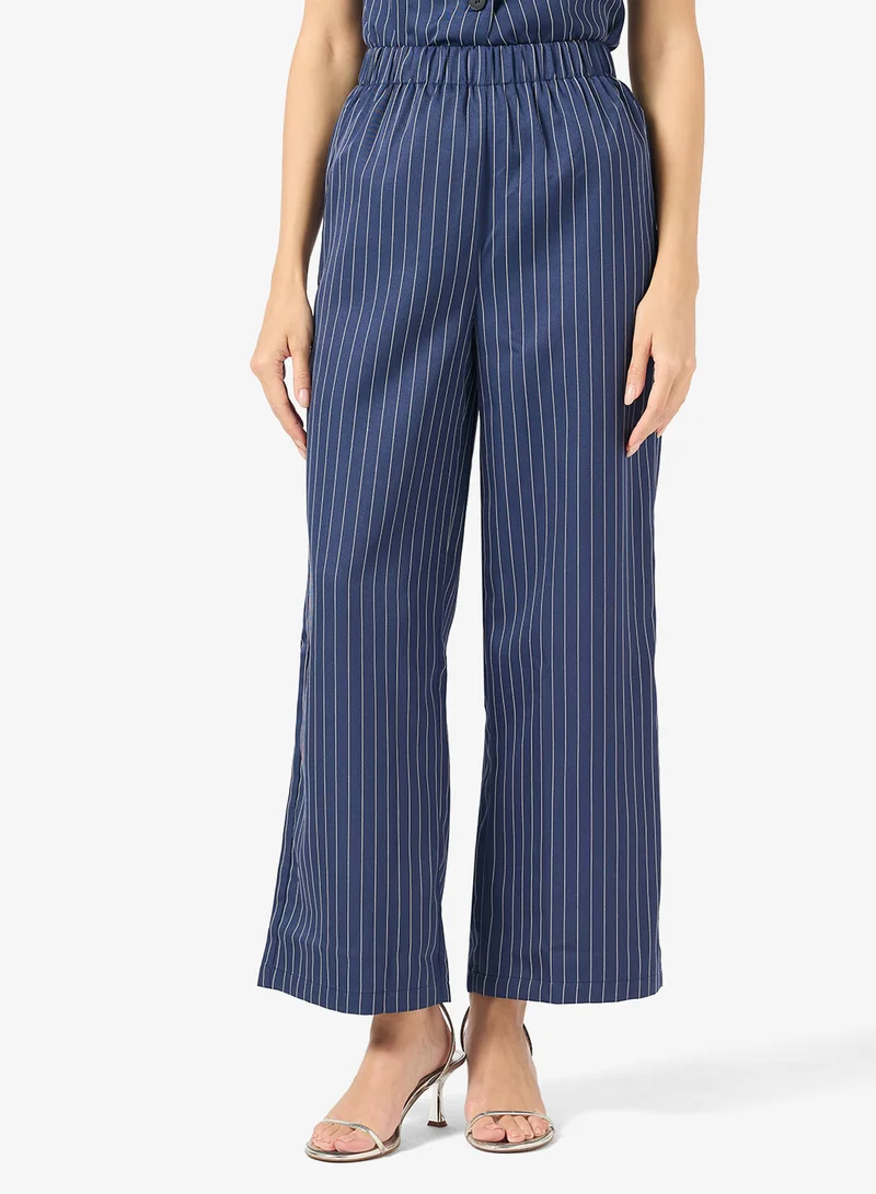 Ella  Pinstripe Vest & Pant Set for Women | Best Price UAE