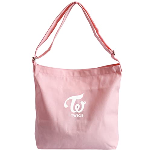 YXST TWICE Merch Canvas Shoulder Bag, Hobo bag Crossbody Handbag Casual Tote - Image 1