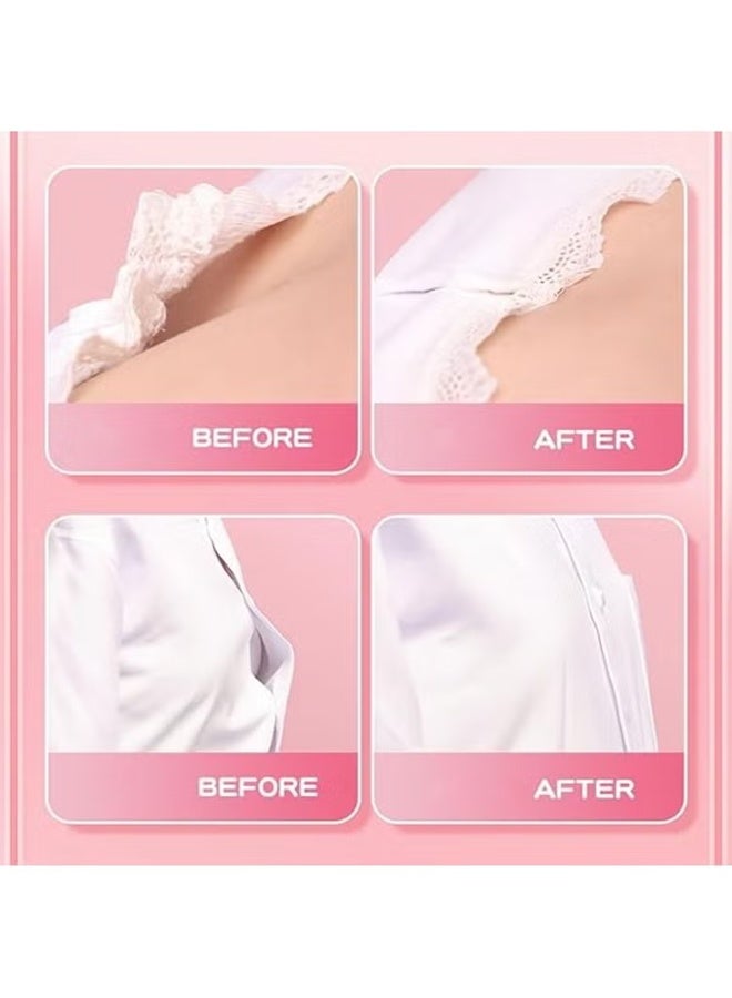 Life Girls 2 PCS Non- Slip Glue, Transparent Adhesive Tape for Clothes and Skin, Invisible Fastening Tape with Low Collar, Liquid Anti-Slip Adhesive, Easy to Use and Remove, Durable, Breathable, clear,10g*2 - Image 3