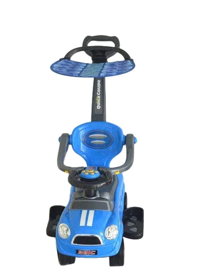 Amsham Toys Amsham Sunshine Umberlla Pusher Car Rideon - Blue - Image 3