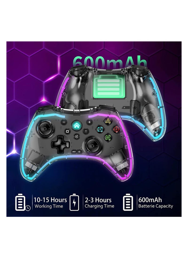 WEMART - Bluetooth Wireless Controller for iPhone, iPad, iOS, Android, Tablet, PC, N-Switch, PS5, PS4, PS3, Steam Deck with Charging Cable - Image 1