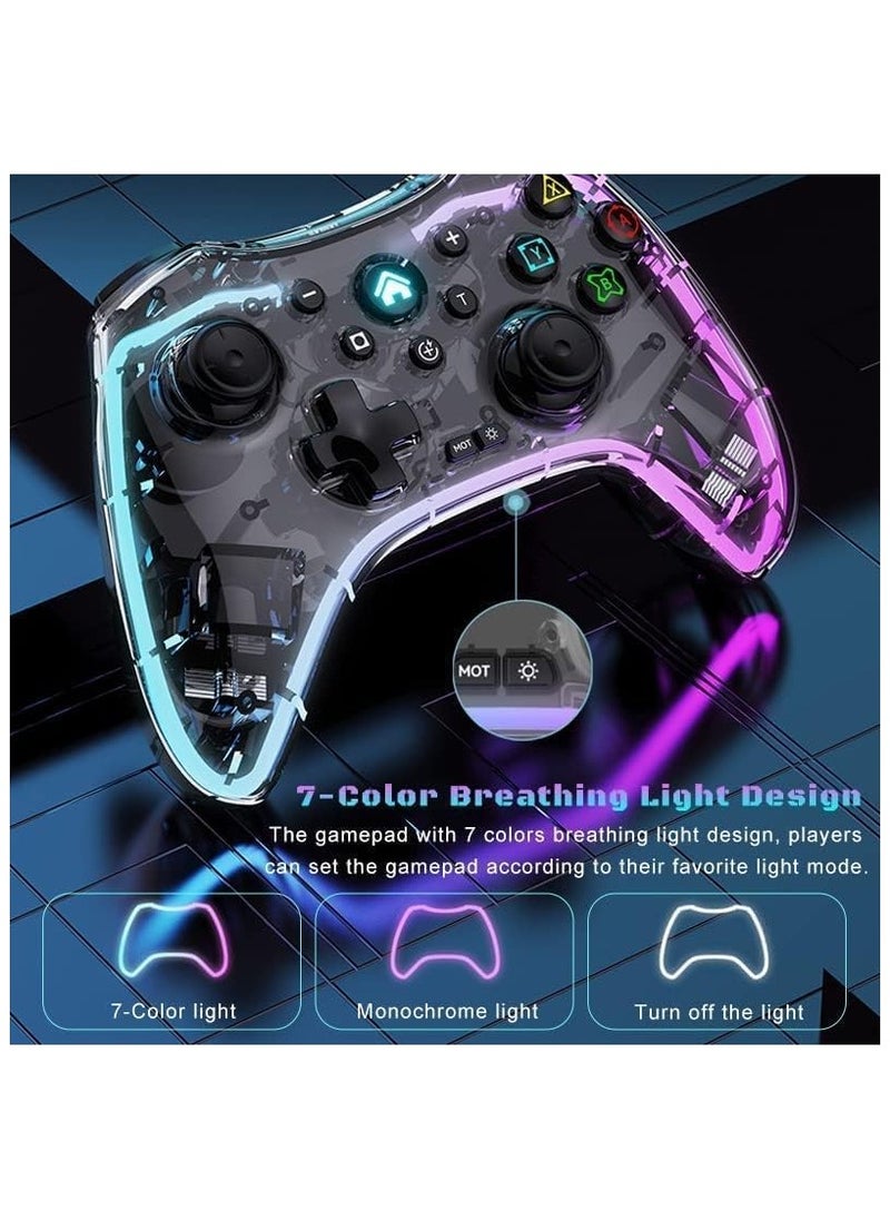 WEMART - Bluetooth Wireless Controller for iPhone, iPad, iOS, Android, Tablet, PC, N-Switch, PS5, PS4, PS3, Steam Deck with Charging Cable - Image 1