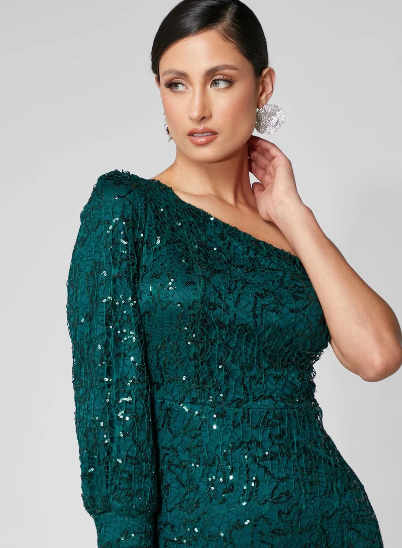 Ella Limited Edition Sequin One-Shoulder Dress