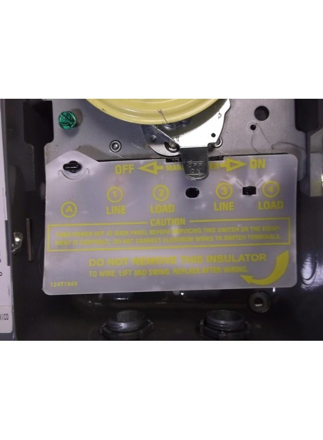 Intermatic T104 Electromechanical Timer, 208-277 V, 40 A, 1-23 Hr, 1-12 Cycles Per Day, gray - Image 3