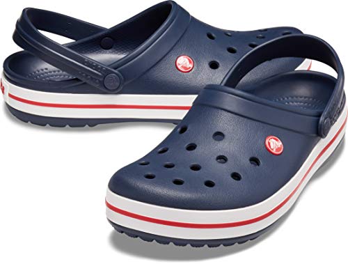 Crocs Unisex-Adult Crocband Clog, Navy, 7 Women/5 Men - Image 2