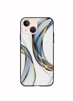 Protective Case Cover For Apple iPhone 14 Digital Art Layers Design Multicolour