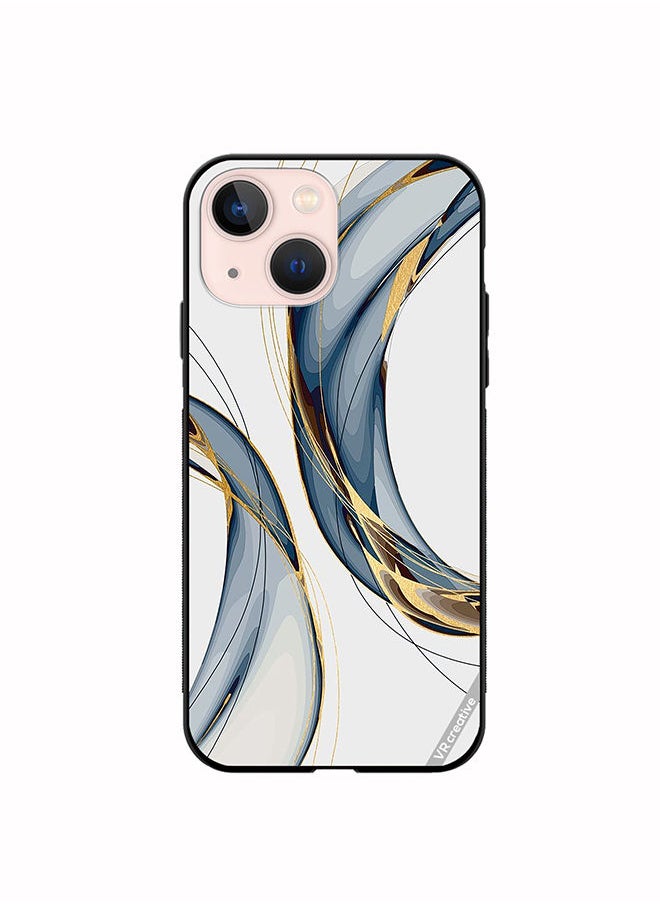 VR CREATIVE - Protective Case Cover For Apple iPhone 14 Digital Art Layers Design Multicolour - Image 1