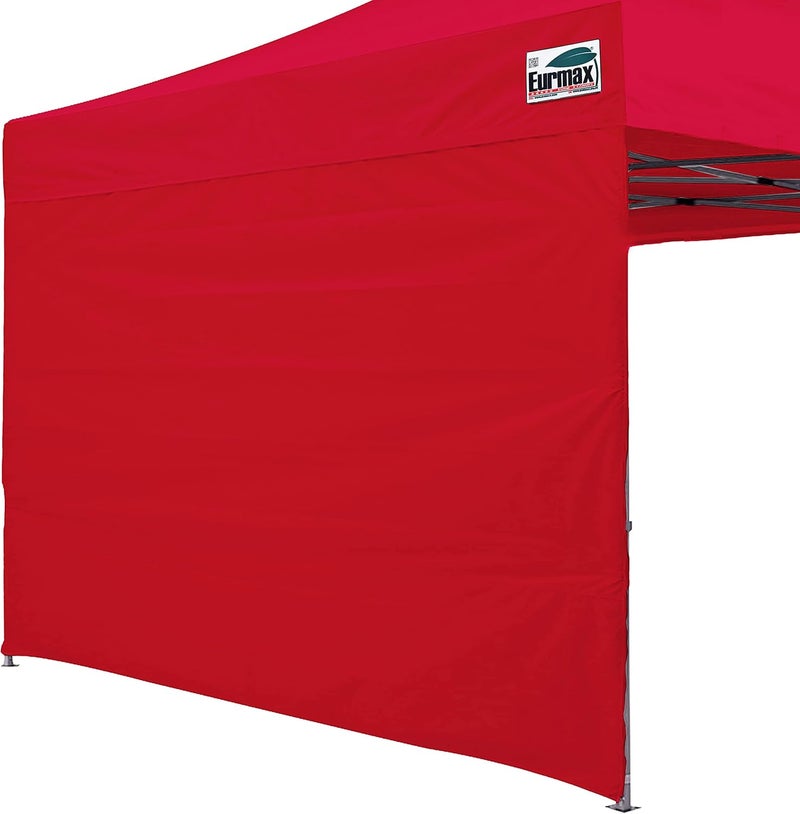 Eurmax USA Instant Canopy SunWall 10x10 Canopy Wall Sidewall Canopy Tent Sidewalls for Pop Up Canopy Tent,1 Pack Sidewall Only (Red) - Image 1