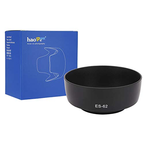 Haoge غطاء عدسة هاوج متوافق مع عدسة كانون EOS EF 50mm f/1.8 II بدلاً من كانون ES-62 - Image 1