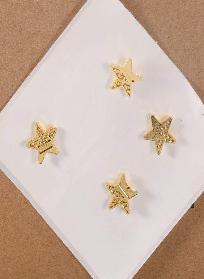 Hdtyyln 20 Pcs Gold Star Push Pins, Zinc Alloy Thumb Tacks for Wall, Multi-Functional Fun Decorative Thumbtack for Cork Board Bulletin Board Map Drawing Fixed Paper Photo, Cute Office Accessories - Image 4