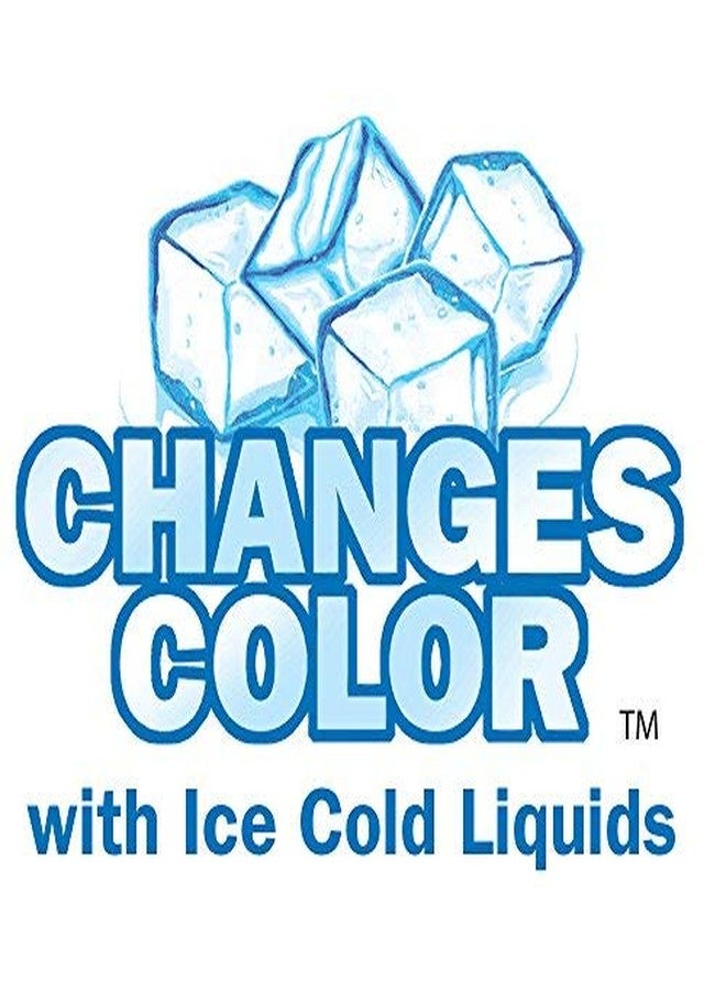 AAkron 17oz Color Changing Stadium Cup, Durable plastic cups, BPA FREE, Reacting to ice cold liquids, Set of 12, Frosted Assorted - MADE IN USA - Image 2
