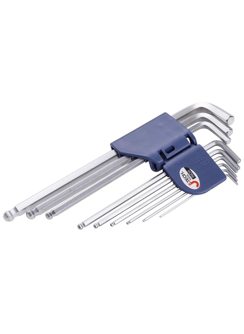 Jetech Jetech Ball End Hex Key Wrench Set,9 Pieces Long Arm Allen Wrench Set(SAE) Visit the Jetech Store  - Image 2