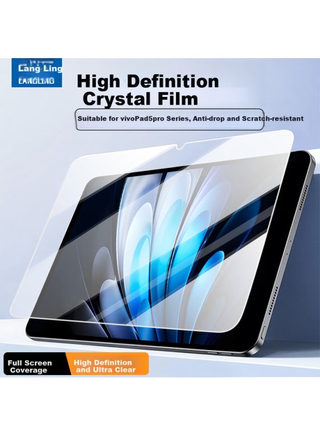 Langling Tempered Glass Screen Protector For Vivo Pad 5 Pro, 13-inch 2025 Model Pad 13 Pro, Full Coverage Ultra-clear Anti-drop Scratch-resistant Protective Film