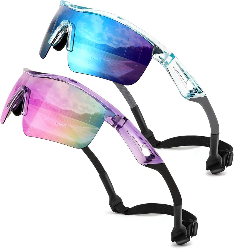 FEISEDY Kids Teens Baseball Polarized Sunglasses Sports TR90 Frame Boys Girls Cycling B2454 - Image 1