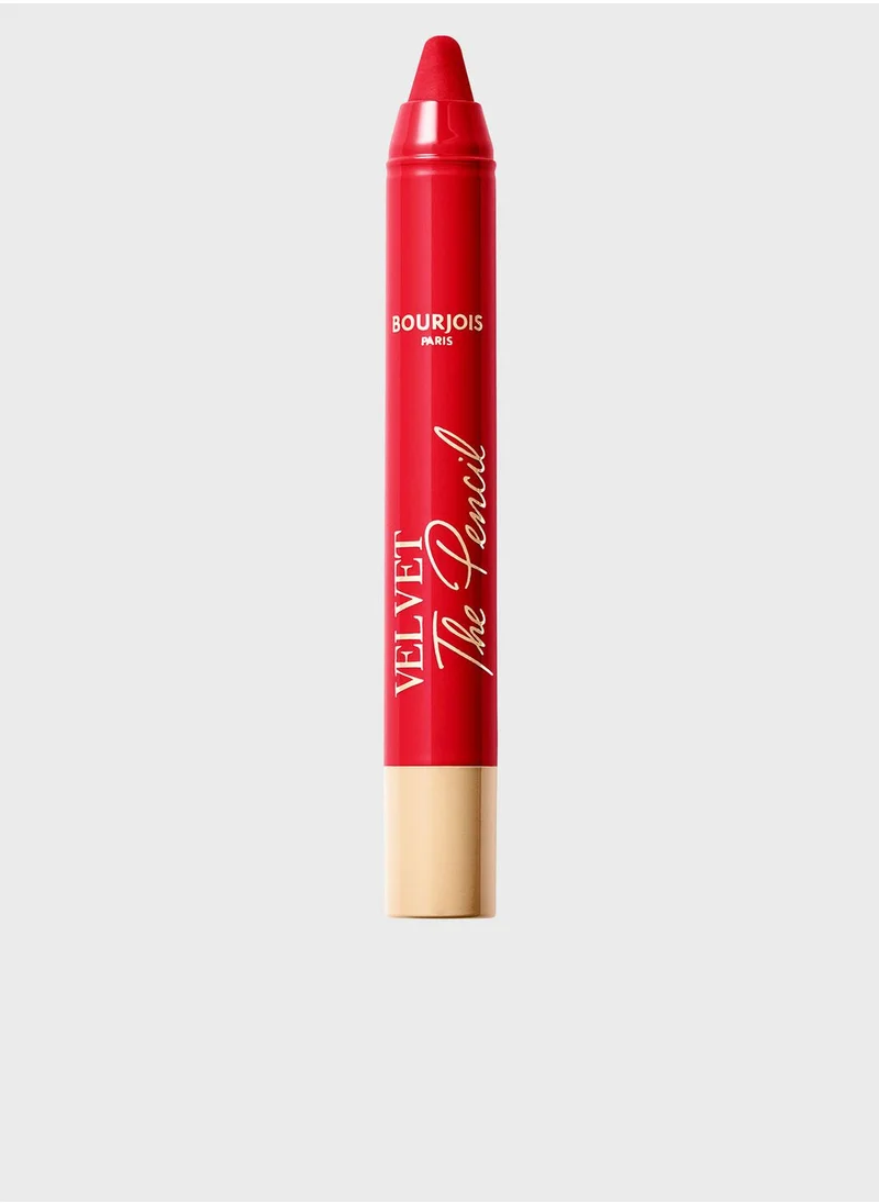 BOURJOIS PARIS Velvet the Pencil - 07- Rouge Es-Carmin, 3g