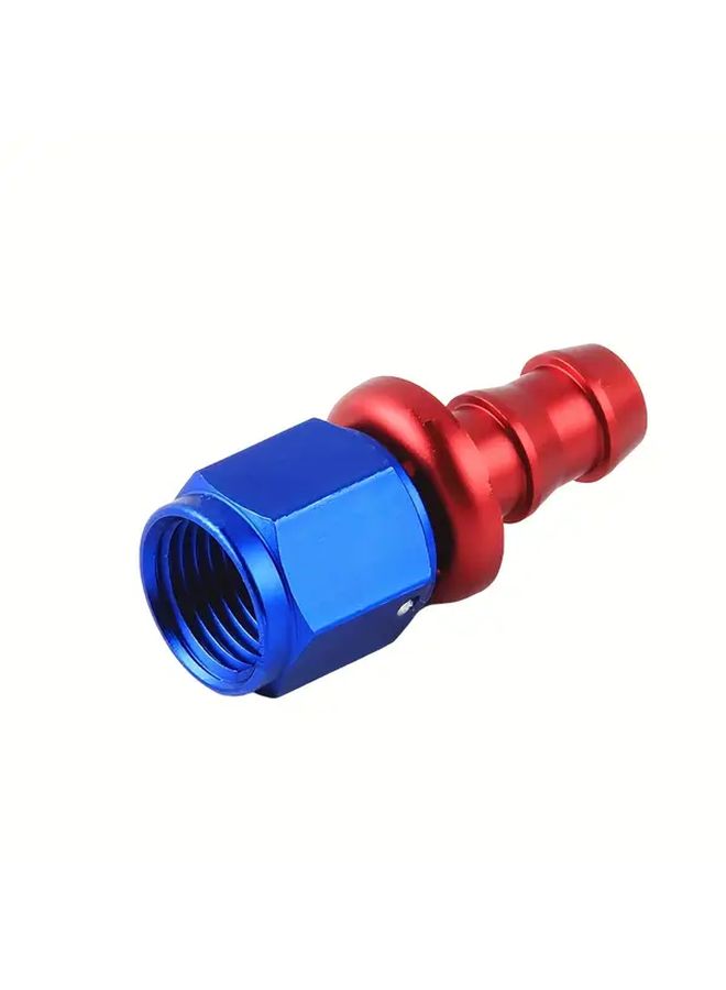AN8 Straight Female Swivel to Push Lock Barb Type Reusable Fuel Hose Adaptor Kit - Image 5