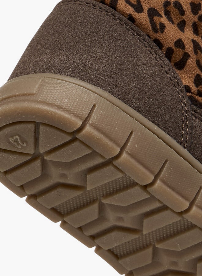 بيرفيت بوت للكاحل بطبعة حيوان مع سحاب - Image 5