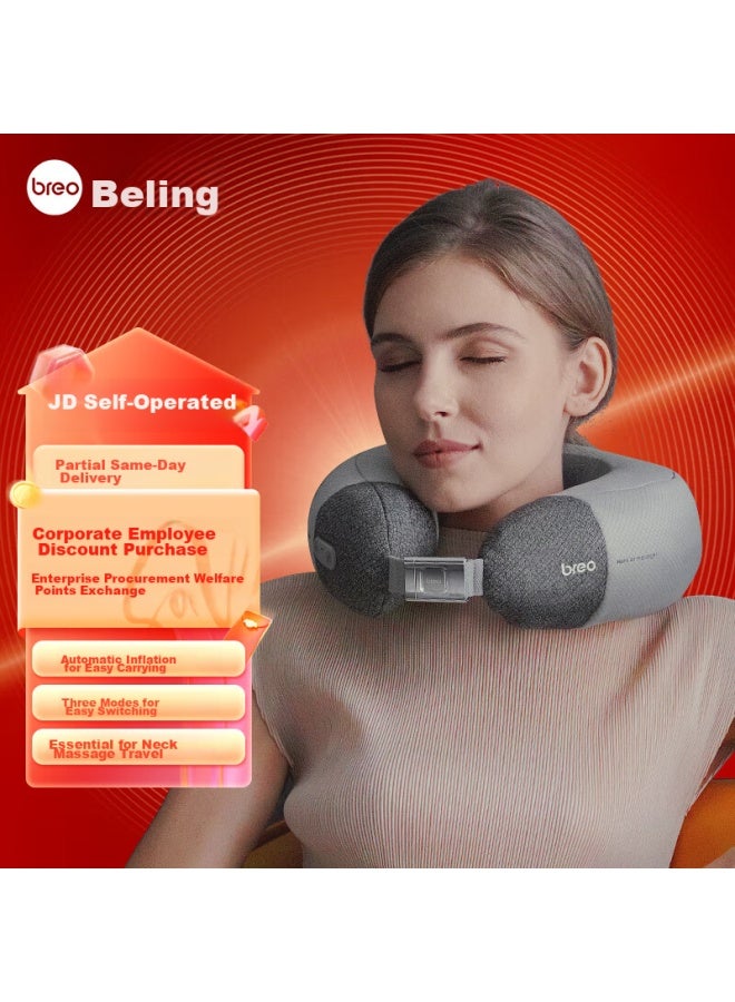 Breo Ineck Air2 Neck Massager, Cervical Massage Device, Smart Inflatable Massage Pillow, Cervical Massager, Birthday And Holiday Gift For Parents, Boyfriends, And Girlfriends - Image 1
