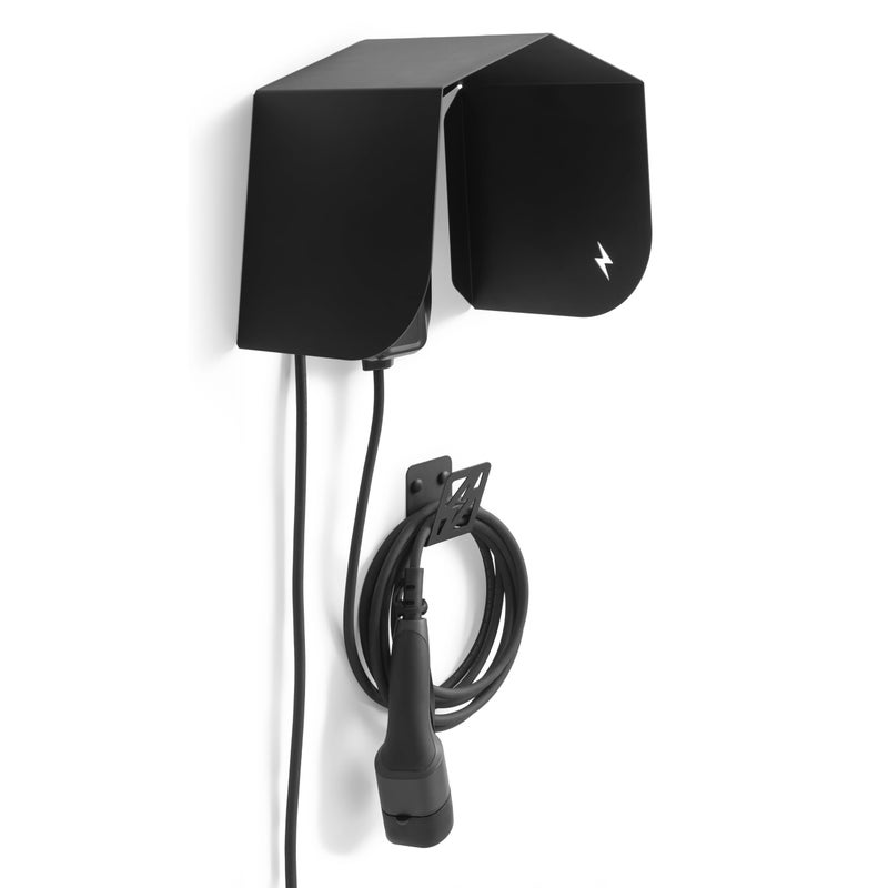Generic etterr Electric Car Charger Cover, Roof, Protector, Canopy, Box, Wall Accessories, Tent, Protection Kit, Shelter, Awning, Structure, Shed, Shadow, Stand (Black) - Image 1