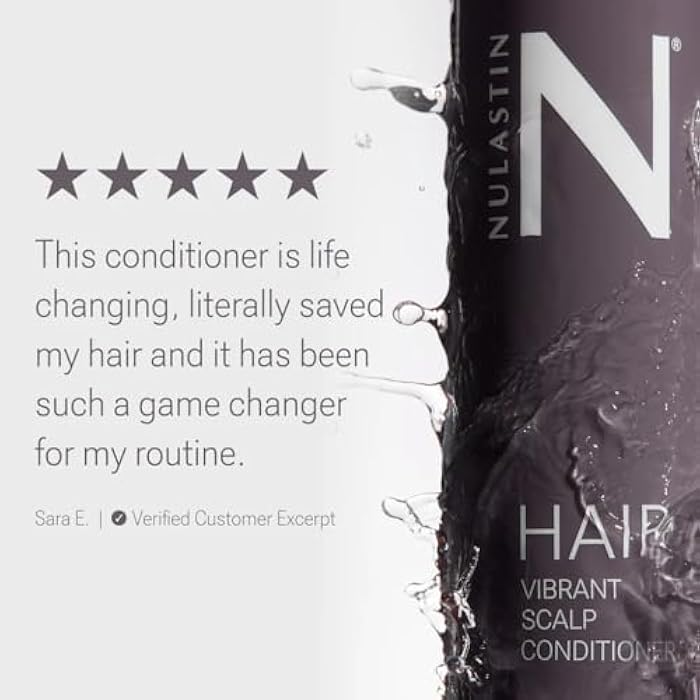 NULASTIN Vibrant Scalp Hair Conditioner - Volumizing Conditioner for Fine Hair - Supports the Appearance of Fuller, Healthy-Looking Strands at the Root - Color-Safe, Silicone Free & Vegan (10 Fl Oz) - Image 5