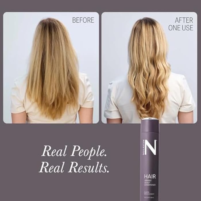 NULASTIN Vibrant Scalp Hair Conditioner - Volumizing Conditioner for Fine Hair - Supports the Appearance of Fuller, Healthy-Looking Strands at the Root - Color-Safe, Silicone Free & Vegan (10 Fl Oz) - Image 4