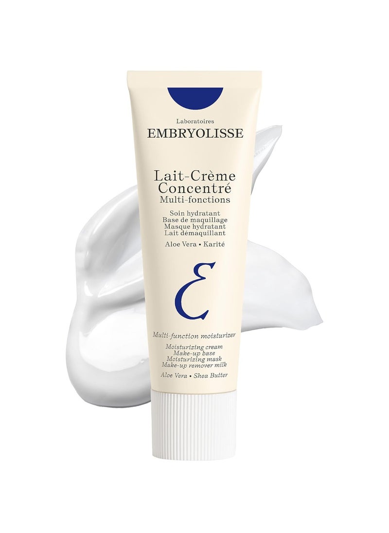 Lait-Crème Concentré, Multifunction Daily Moisturizer, Primer, and Makeup Remover, Suitable for All Skin Types. French Face Cream With Shea Butter & Aloe Vera