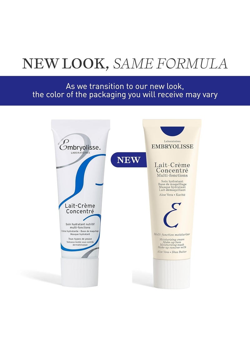 Lait-Crème Concentré, Multifunction Daily Moisturizer, Primer, and Makeup Remover, Suitable for All Skin Types. French Face Cream With Shea Butter & Aloe Vera