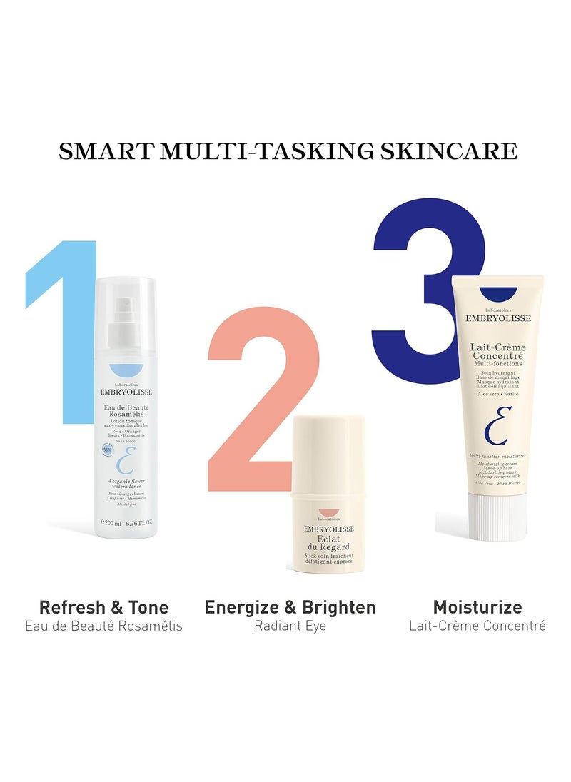 Lait-Crème Concentré, Multifunction Daily Moisturizer, Primer, and Makeup Remover, Suitable for All Skin Types. French Face Cream With Shea Butter & Aloe Vera