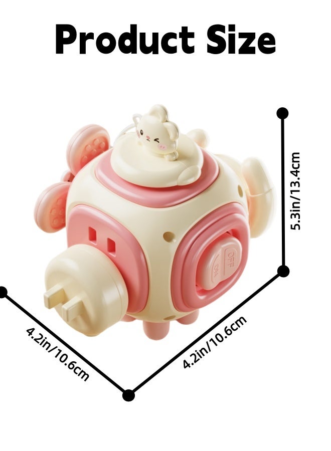 6 in 1 Baby Busy Cube Toy,6-Sided Montessori Sensory Activity Cube with Fine Motor Skills Learning,Travel Fidget Toys,Kid Education Learning Activity,Birthday Gift 6-18 Month 1 2 Year Old Boy Girl - Image 2