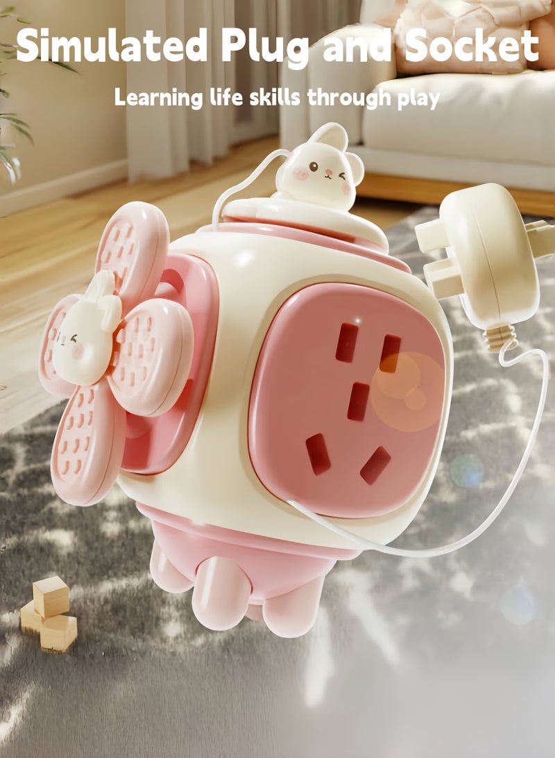 6 in 1 Baby Busy Cube Toy,6-Sided Montessori Sensory Activity Cube with Fine Motor Skills Learning,Travel Fidget Toys,Kid Education Learning Activity,Birthday Gift 6-18 Month 1 2 Year Old Boy Girl - Image 5