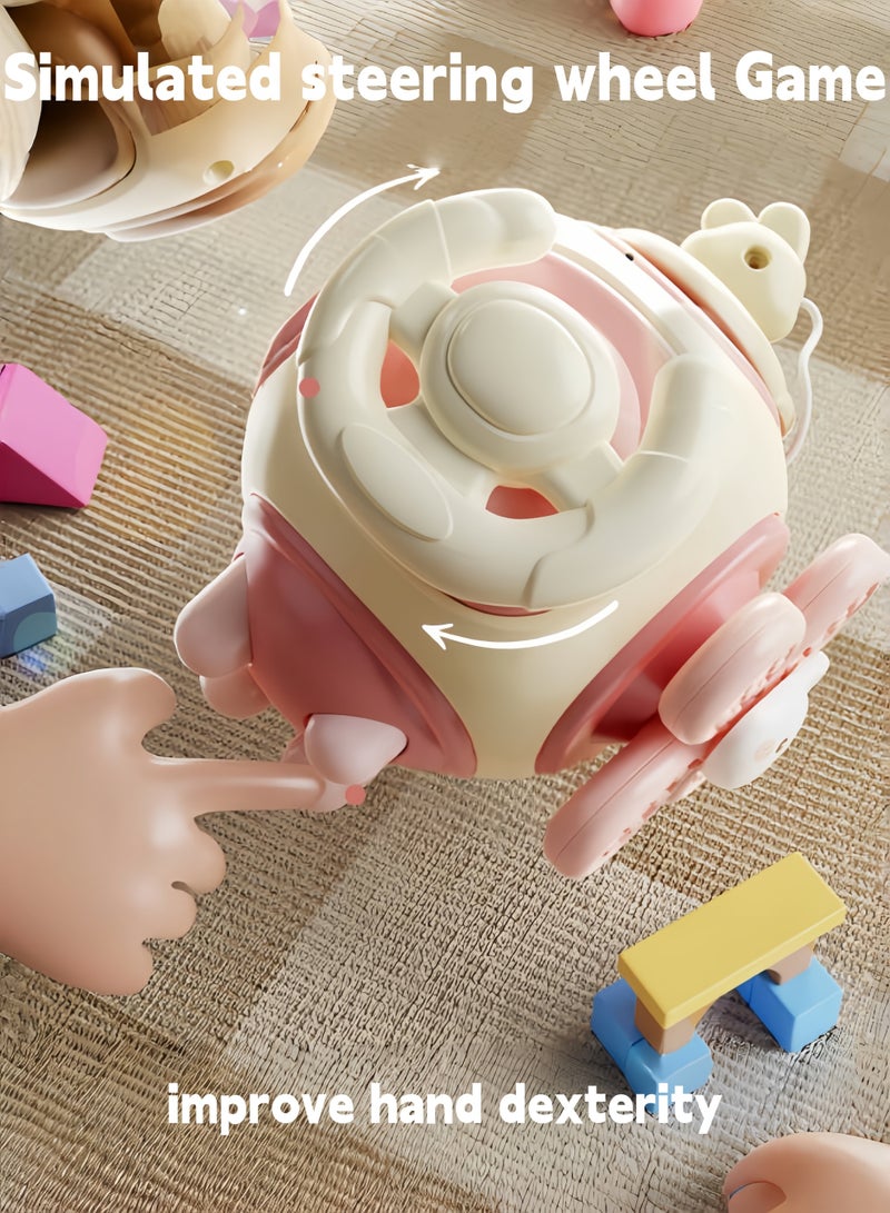 6 in 1 Baby Busy Cube Toy,6-Sided Montessori Sensory Activity Cube with Fine Motor Skills Learning,Travel Fidget Toys,Kid Education Learning Activity,Birthday Gift 6-18 Month 1 2 Year Old Boy Girl - Image 4