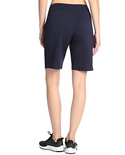 Danskin Women's Essential Bermuda Short, Midnight Navy, Small - Image 3