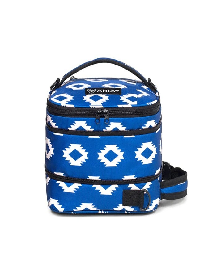 ARIAT Unisex Adult Aztec Print Lunch Bag, Blue, One Size