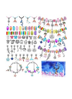 Bracelets Making Kit, Jewellery Making Supplies Beads, Charm Beads Bracelet Jewelry Kit with Bracelets, Jewelry Charms Gift Set for Adults Kids Girls Beginner Gift Crafts 110Pcs