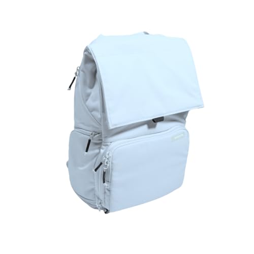 BREVITE - The Runner - Compact Camera Backpacks for Photographers - A Minimalist & Travel-friendly Photography Backpack Compatible With Both Laptop & DSLR Accessories 18L (Misty Blue) - Image 1